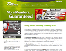 Tablet Screenshot of gymmarketing.com